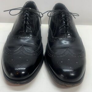 Florsheim Royal Imperial Black Wingtip Leather Shoes